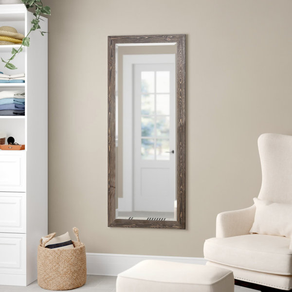 Three Posts™ Lachance Beveled Distressed Full Length Mirror & Reviews